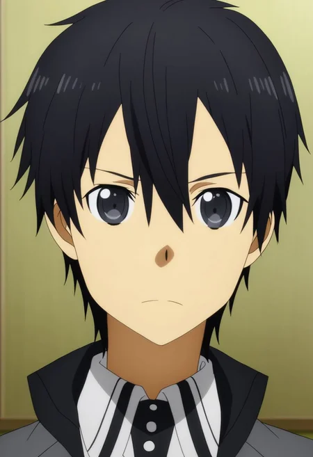 high resolution, professional photography, solo, best quality, 1Boy, Kazuto Kirigaya, Black Hair, Black Eyes, existential longing, ultimate sky, OverallDetail