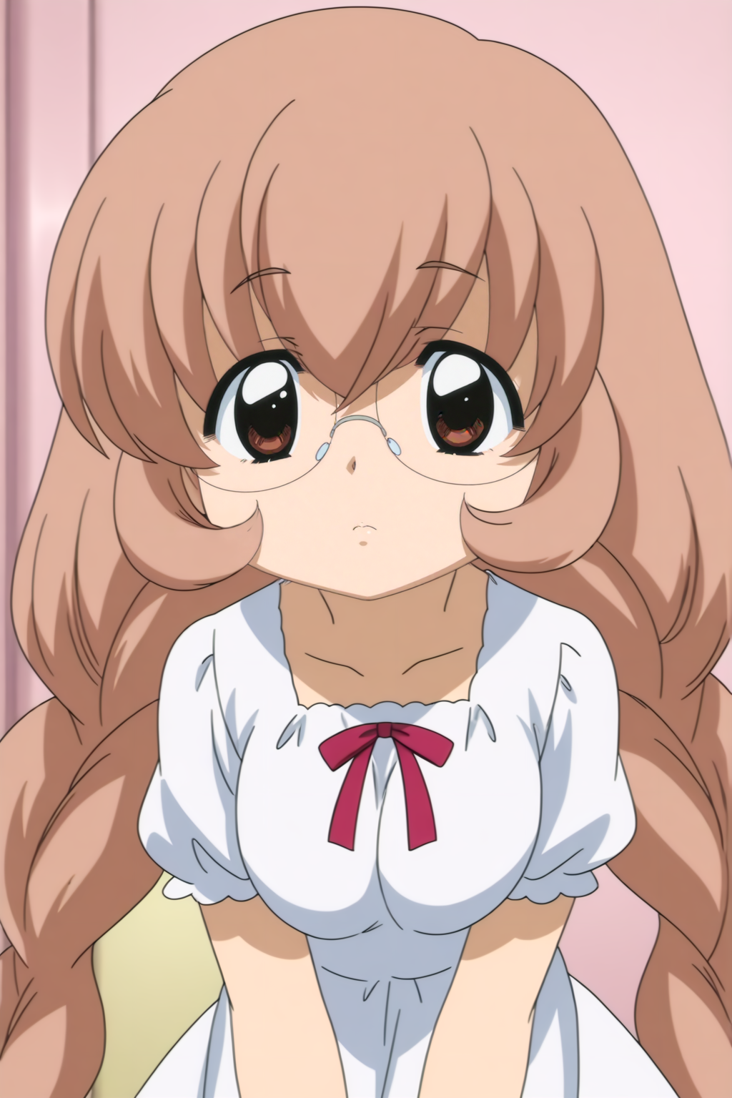 Usa Mimi, anime_coloring, glasses <lora:Kodomo_No_Jikan-Usa_Mimi-illustrious_v2:0.8>