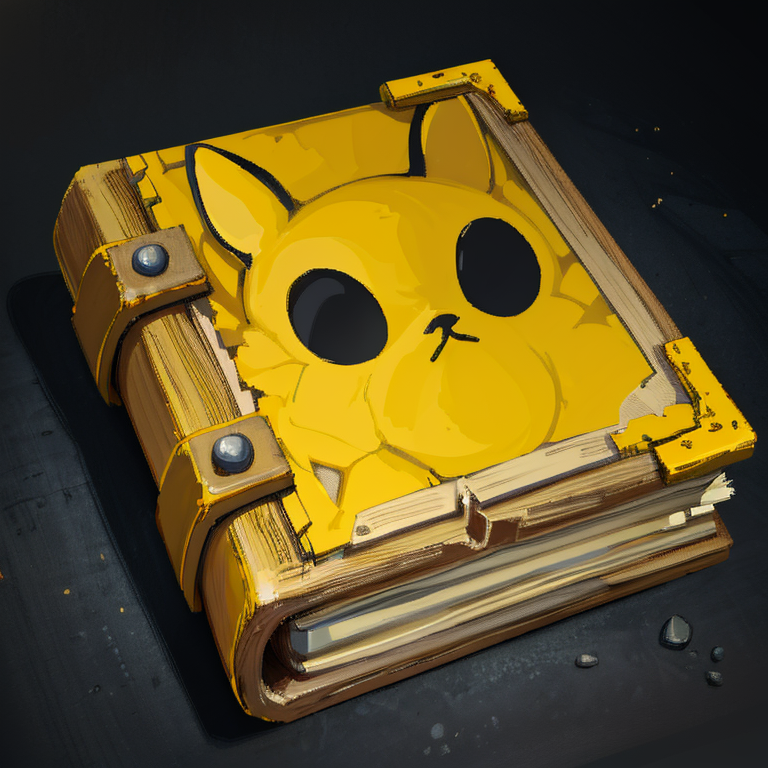 ((masterpiece,best quality)), absurdres, <lora:FantasyIcons_Books:0.8>, yellow book, no humans