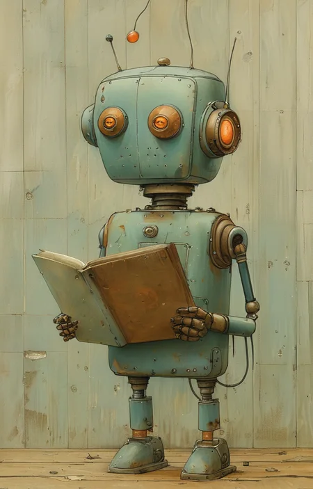 masterpiece,best quality,<lora:tbh159-sdxl:1>,illustration,style of Kestutis Kasparavicius, portrait of robot