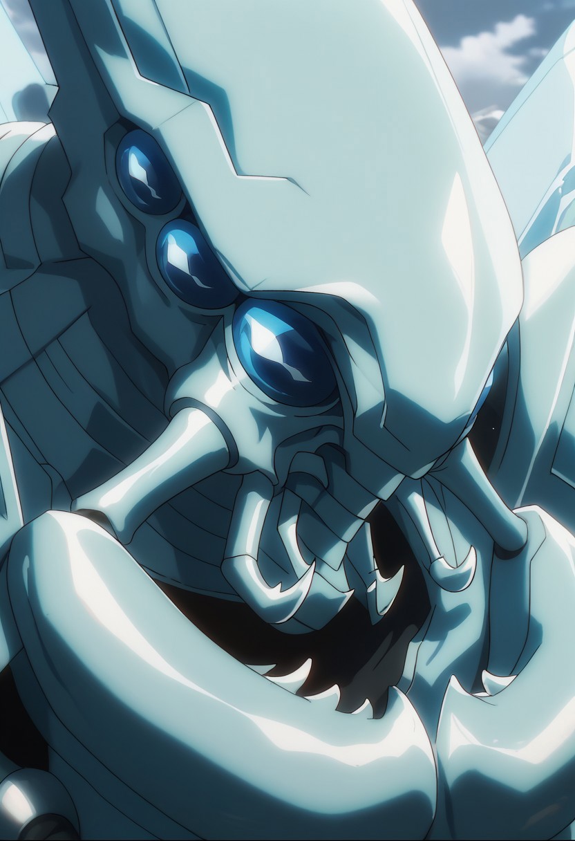 score_9, score_8_up, score_7_up, source_anime, rating_safe, CocytusOL, blue_Cocytus_eyes, pokemon (creature), robot focus, anime screencap,