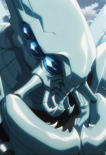 score_9, score_8_up, score_7_up, source_anime, rating_safe, CocytusOL, blue_Cocytus_eyes, pokemon (creature), robot focus, anime screencap,