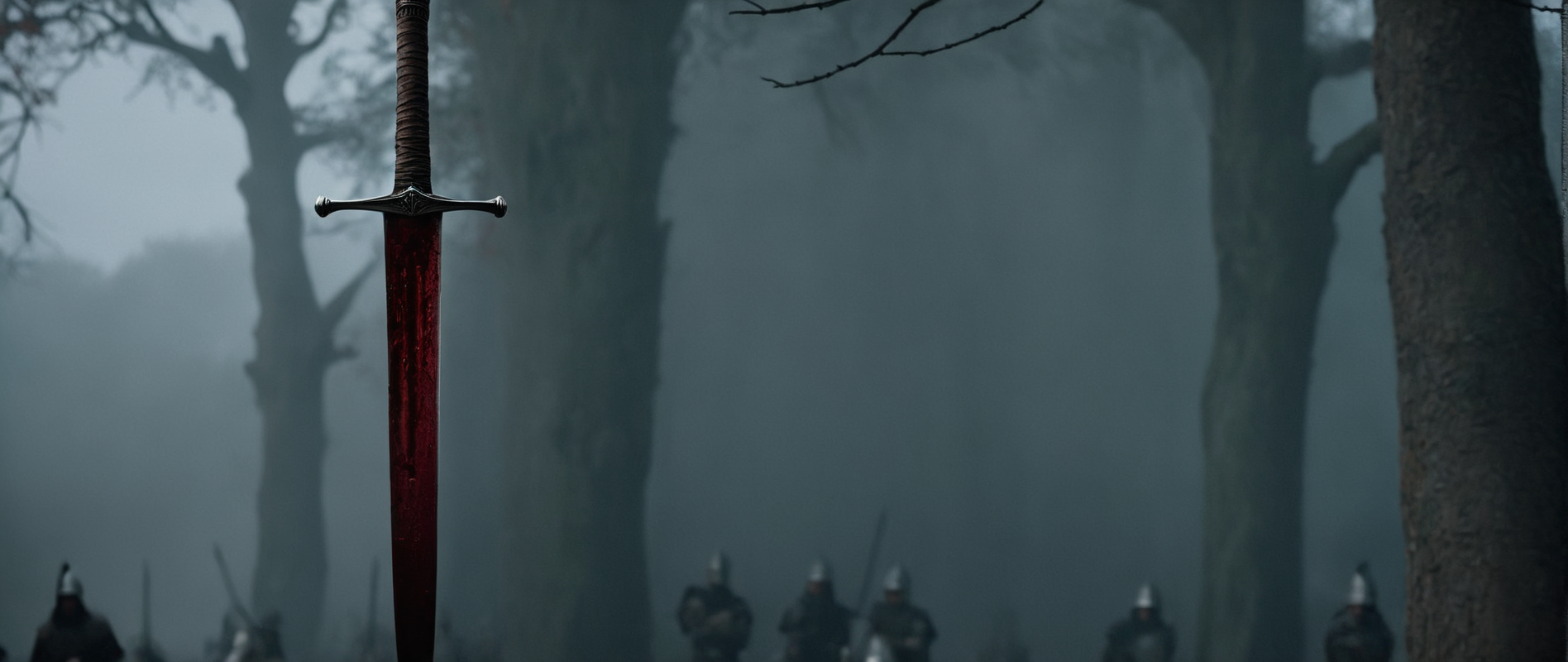 cinematic film still of  <lora:Game of Thrones style:1>
 <lora:Film Grain style:0.5>
 <lora:Chiaroscuro Lighting Style:0.5>
In medieval times war a sword with blood dripping from it hanging from a tree,food,blurry,no humans,blood,depth of field,blurry background,chocolate,realistic,food focus,still life , cinematic, film, movie still, movie style, film style, fantasy drama, epic drama, dramatic light, dramatic shadow, fictional, Age of Wonders, Age of Empires, warriors,  Medieval style, middle ages, dungeons and dragons style, contrast, color, different people, different, unique, kingdoms and castles style, violent, aggressive, detailed, perfection, detailed face, detailed body, detailed hands, detailed eyes, sharp, Game of Thrones style, shallow depth of field, vignette, highly detailed, high budget, bokeh, cinemascope, moody, epic, gorgeous, film grain, grainy