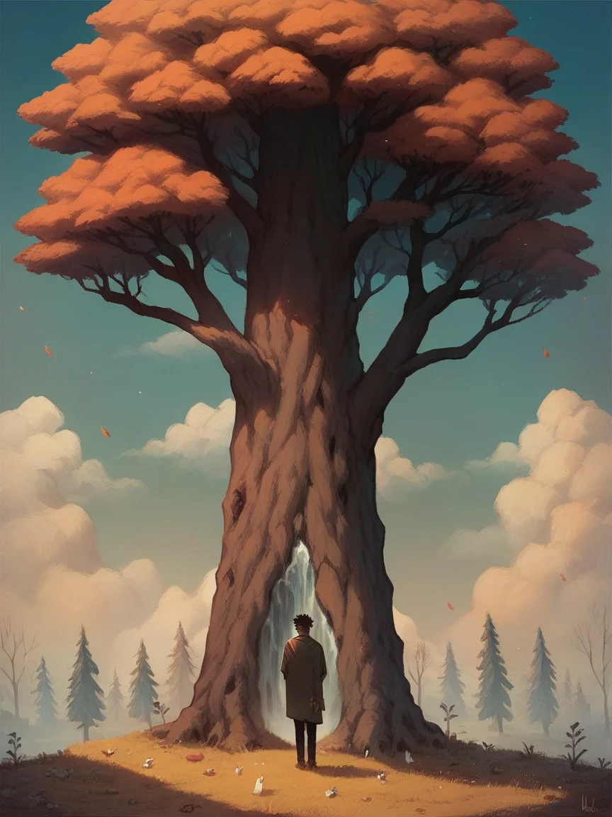 score_9, score_8_up, score_7_up, score_6_up, score_5_up, score_4_up, <lora:k3h03XLP:0.7> k3h03, man, trees