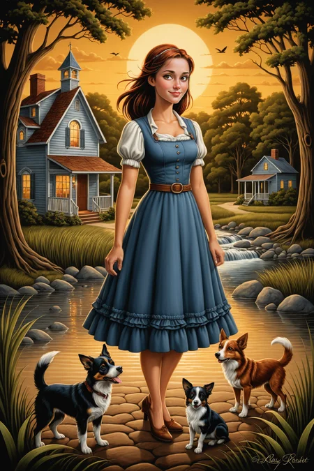 by Mark Lovett and Kelly Vivanco in the style of Terry Redlin  <lora:more_art:0.20><lora:huge_anime_eyes:0.85><lora:attractive:0.75><lora:great_lighting:1.00><lora:aesthetic:0.85><lora:photorealistic_portrait:0.85><lora:clothing_slider:1.00><lora:RMSDXL_Enhance:0.45><lora:RMSDXL_Creative:0.35><lora:RMSDXL_Photo:0.45><lora:RMSDXL_Darkness_Cinema:0.50><lora:XDetail_heavy:0.45><lora:perfect_eyes:0.15><lora:perfect_hands:0.15><lora:midjourney:-0.15><lora:looking_at_viewer:0.75>