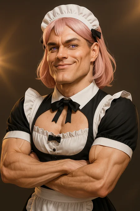 can you make one where she looks like gigachad
