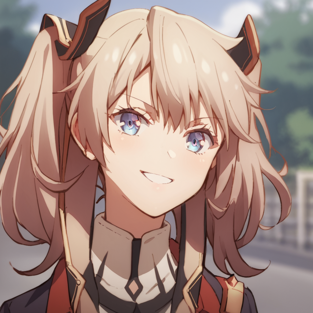 score_9, score_8_up, score_7_up, score_6_up, score_5_up, score_4_up, source_anime,  SashaNecron, skirt, school uniform, smile, portrait,