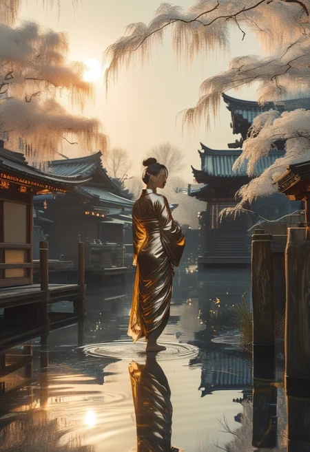 (((best quality,masterpiece,ultra-detailed,best aesthetic,high quality photography,Art Composition,realistic,Gold Ratio))),<lora:MJ52:0.6>,<lora:add-detail-xl:0.55>,,Full length frame,full body shot,Anatomical study Precise musculature skin texture medical-grade accuracy,Cinematic 8K resolution hyperrealistic rendering,Leica T Digital,"morning or early evening light, with a golden glow,",Lomo Effect,"underwater photography full body shot from below of beautiful simple nordic diver tattooed young hunter pincess swimming underwater, low angle, realistic, 4 k, high quality, masterpiece photography by terry o'neill intricate, elegant, highly detailed, smooth, sharp focus, by artgerm and greg rutkowski and alphonse mucha, 8 k","linquivera,Ink illustration,(anime:0.5),brown tones,aged black red paper,inkpunk,moonlight,ink stains,ink splashes,drips,surreal,a man standing on a dock in swampy wetlands,(at a distance),Will-o'-the-wisp,moonlit,lonely,solitude,windy,tall trees,willows,willowy,OverallDetail,extremely detailed,UHD,(long exposure , dystopian but extremely beautiful:1.4)","Biomechanical Kitsune, chrome tails, holographic illusions, nanotech Inari shrine, style of Masamune Shirow meets Hokusai, intricate details, matte painting, soft illumination, (folkloric cybernetics:1.5)"