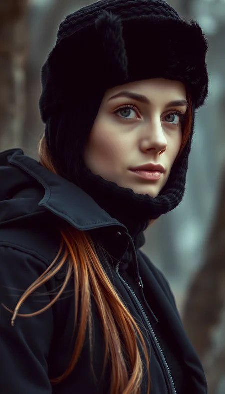 positiv Clip L:
positiv Clip G:
a photography of a woman in a black hat and a black jacket and a black jacket and a black hat, raw photo, (realistic:1.5), (half-length portrait:1.0), (29-years-old:1.5), (professional photo, balanced photo, balanced exposure:1.2), (film grain:1.15), A fabled civilization lost beneath the ocean waves, with majestic underwater cities, advanced technology, and aquatic creatures as inhabitants.