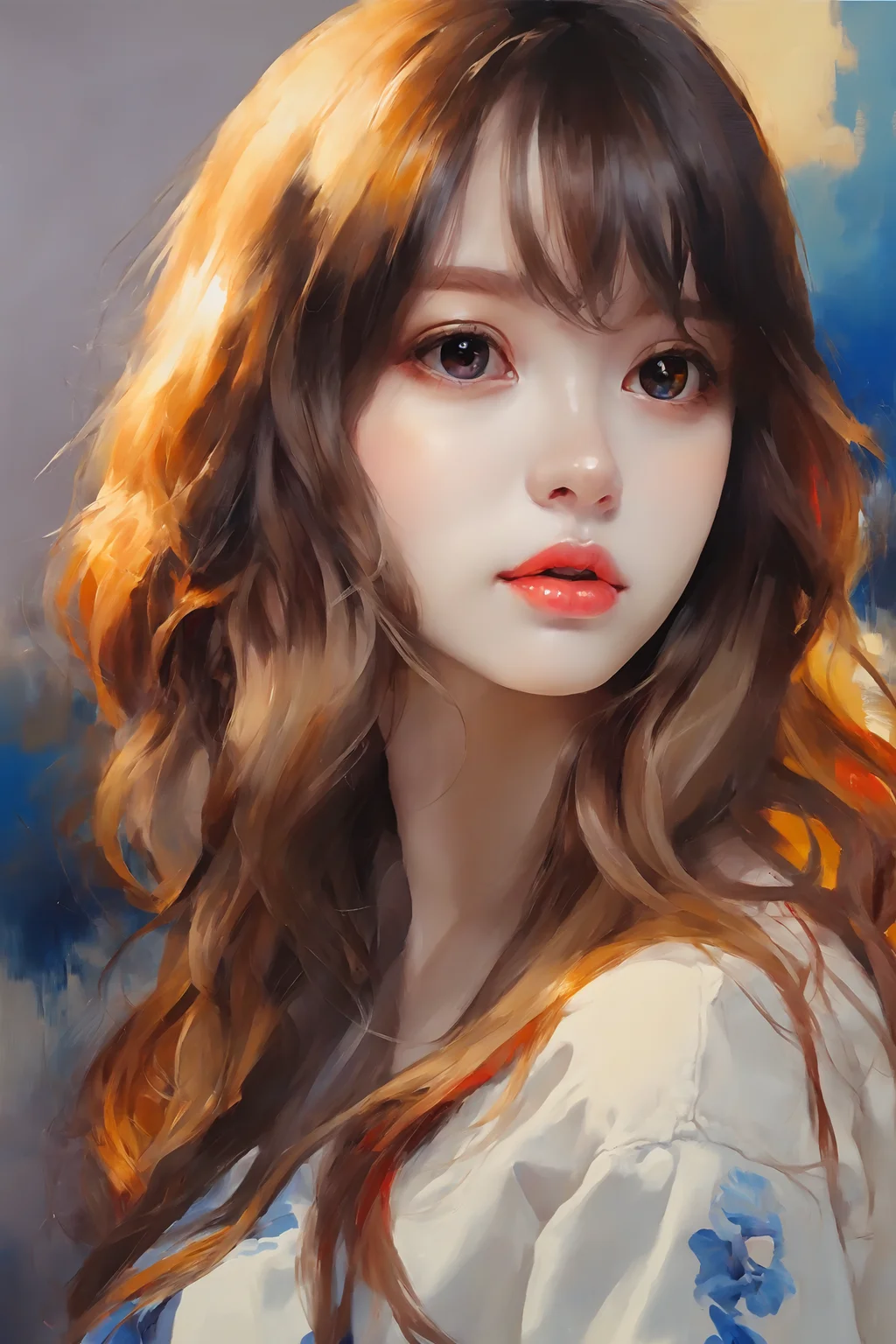 oil painting, vivid colors, beautiful light,
Masterpiece, best quality, 1girl, <lora:kwFemale_Beta40-SDXL_v1:1>, waifu