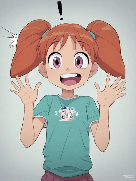 <lora:TripleVexx:1>,triplevexxstyle,<lora:Mihama_Chiyo_Chiyo-Chan:1>,1girl,chiyo,twintails,surprised,looking_at_viewer,clothed,solo,young,score_9_up,score_8_up,