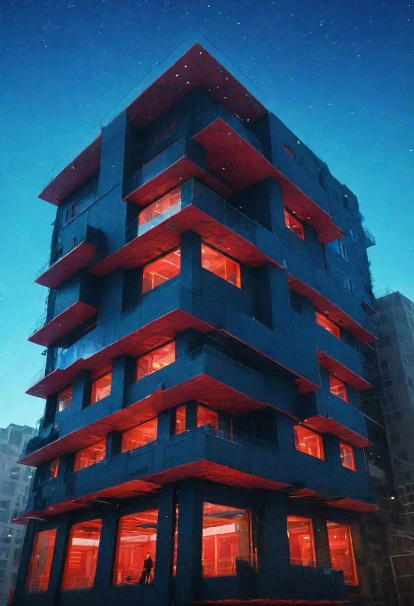 by Dom Qwek and Denys Lasdun,  (magnificent , Abstract Expressionism but extremely beautiful:1.4), (intricate details, masterpiece, best quality:1.4) ,
Cyberpunk style scenery, neon, dystopian, futuristic, digital, vibrant, detailed, high contrast, reminiscent of cyberpunk genre, , looking at viewer, dynamic pose, red and dark blue hue
<lora:add-detail-xl:1> <lora:xl_more_art-full_v1:0.5>  <lora:NicolaSamori:0.5> in the style of nicola samori <lora:looking_at_viewer:2>