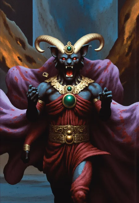 b3rs3rk macro lens d4concept pov, 3D01S, simple background d4artstyle atmospheric and powerful MikeFranchinastyle dark fantasy, natural organic and first person pov of a berserk style creature in the Tsutomu Nihei style
Mystical feline shaman, a fusion of tiger, fox, and otherworldly energies. Regal posture with muscular, anthropomorphic body adorned in opulent, multi-layered robes. Washed out color palette: deep purples, rich crimsons, and ethereal teals with golden accents. Piercing eyes shift from emerald to glowing crimson, radiating ancient wisdom and barely contained ferocity. Elongated fangs peek from a snarling muzzle. Elaborate headdress featuring spiraling horns and shimmering jewels. Tattered cape of shimmering starlight trails behind. Intricate jewelry adorns neck, wrists, and fingers, each piece pulsing with mystical energy. Lower body dissolves into swirling mist, suggesting ethereal nature. Fur transitions from sleek to wild, with patches seeming to ignite and smolder. Style blends realistic animal anatomy with high fantasy and cosmic horror elements. Atmosphere exudes both mesmerizing beauty and lurking danger.
UHD letterboxed game trailer frame chromatic aberration dark atmosphere sharp masterpiece with a focus on the character, elden ring, dark atmosphere