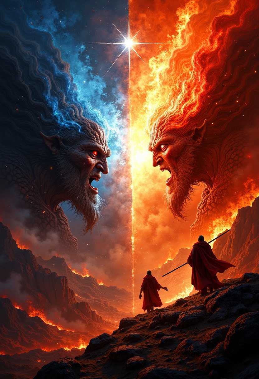 The War of Hell over souls refers to the ongoing spiritual battle between good and evil, where human souls are the focus. In Christian theology, this war represents the struggle between God, who desires salvation and eternal life for every soul, and Satan, who seeks to lead people into sin and away from God, resulting in their damnation. This battle is fought on a spiritual level, involving temptation, sin, and the choices individuals make in their lives. The war emphasizes the importance of faith, repentance, and God's grace, as ultimate victory is promised to those who align with God's will, securing their place in heaven.