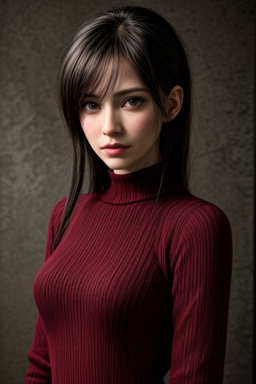 Hypersexual, hyper pretty woman, woman is 30 years old, milf, flowers in hair, wear long closed knitting dress, red dress, (red openwork knitting eyes mask:0.2), medium breast, hyper realistic,
