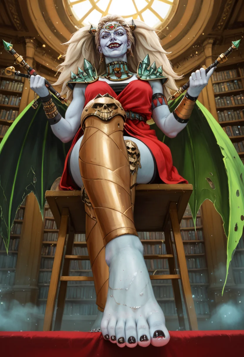 score_9, score_8_up, score_7_up, score_6_up, score_5_up, full body, Alecto a green winged beautiful woman barefoot , femme fatal barefoot , pov, low angle shot, feet focus, looking down at viewer, detailed toes, , black nails, background pantheon myth city, cyan hell station, oil blurry colors, pastel cool contrast hyperrealism by resembling movie ending story art David in hasselblad kodak portra-rated 8k paint drip cinema V50 HDR natural fur hi fructose Artstation, gothic fur paint drops painted 8k, Unreal Engine, hyperrealistic masterpiece portrait 3d rim light Houdini rendered, golden hour, dof in cgsociety dslr landscape, smooth gradients applied port, no noise Render, sharp focus, lifelike, clear eyes, lifelike details, good brain in the library painting by Ivanovkiral volumetric lighting, smooth render, rtx colors photograph by Ivan Shishkin, ultra detailed and Unreal Engine 5K 3-quality, intricate details by
<lora:Alectoha:1.0>