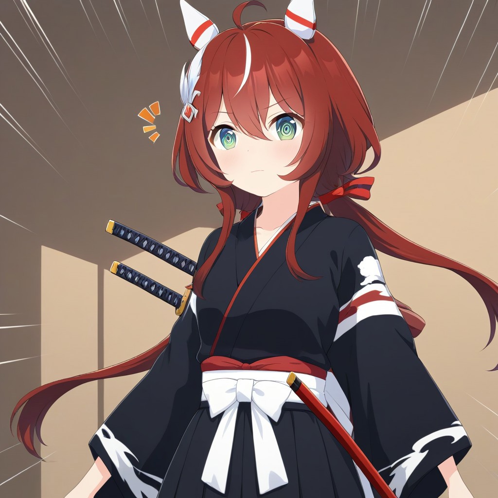 win variation \(umamusume\),1girl, source_bleach,green eyes,@_@,source_anime,glowing eyes,Sinoink,long braid,katana,japanese sword, samurai saber,
bleach, solo, japanese clothes, black kimonoblack kimono shirt),white sash, katana,best shadow,Sinoink
highly detailed background,detailed skin,very detailed clothes, power_lines,speed_lines,emphasis_lines,notice_lines,
