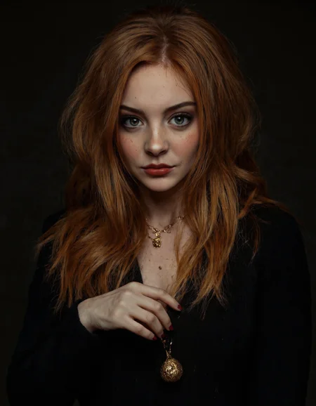 Rembrandt style <lora:Dark_Ghibli:0.8>,horror style Rembrandt style Instagram influencer post that gets a lot of likes because she looks so sexy. She has reddish blonde hair, <lora:Lexi_Nova_A_Fictional_Woman:1> . Baroque, chiaroscuro, realistic, emotional, "flat lighting . dark, eerie, gothic, macabre <lora:Cartoon_Sheva:0.5> . Baroque, chiaroscuro, realistic, emotional, "flat lighting