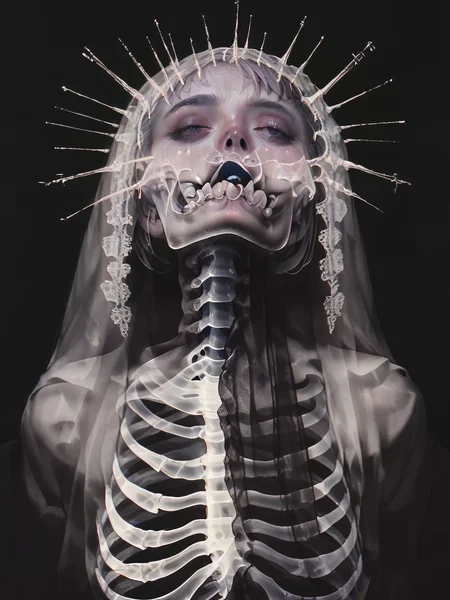score_9, score_8_up, score_7_up, score_6_up, score_5_up, gh0stly, black background, skeleton, horror (theme), <lora:Gh0stlyXLP:0.8>