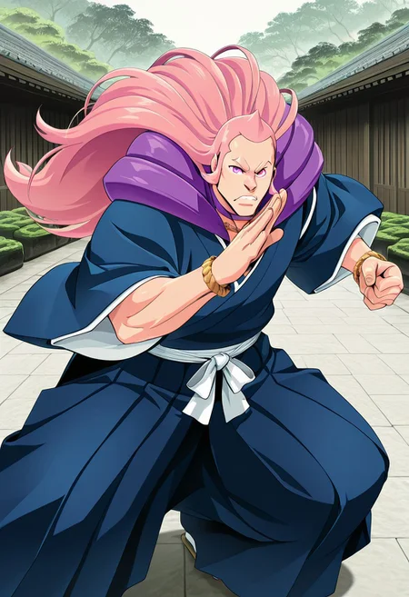 Toshichina Omihime Bleach Battle Masters characters male shinigami ao