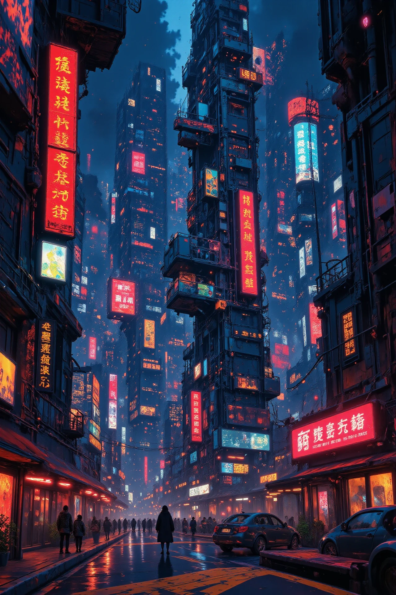 a galactic city beautiful cyberpunk landscape, sunset, woman, very intricate, very detailed, sharp, bright, colorful, <lora:Hand v2:0.5> <lora:Anti-Blur:1><lora:Insane Detail Slider:0.25>  <lora:flux.1_lora_flyway_Epic-detail_v2:0.3> <lora:fluxenhancer:0.25> <lora:ROWER:0.6> <lora:flux-charmer-v1-1:0.4><lora:Vibrantly_Sharp_style_v.5:0.4> <lora:bv-cybstyenh-v1_rank16_bf16:1>  <lora:Anime_style:1> anime style