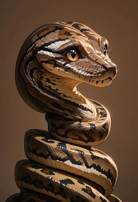 score_9, score_8_up, score_7_up, score_6_up, score_7_up, score_6_up, source_furry, fbigasssnek, feral snake, portrait, cute