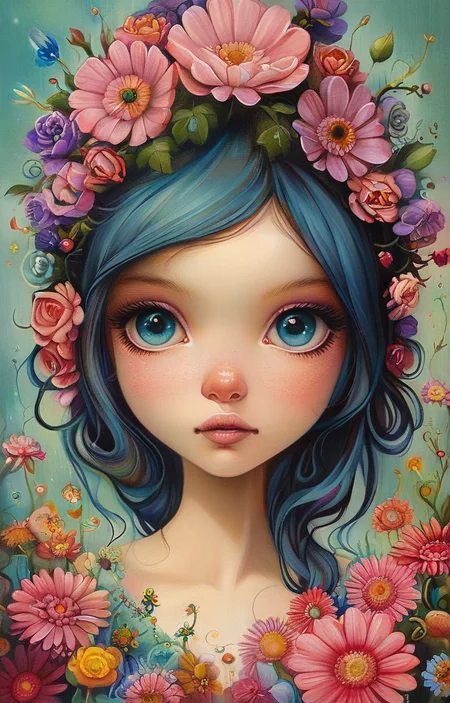 masterpiece,best quality,<lora:tbh158-sdxl:1>,illustration,style of Jeremiah Ketner, tech genius teenage girl