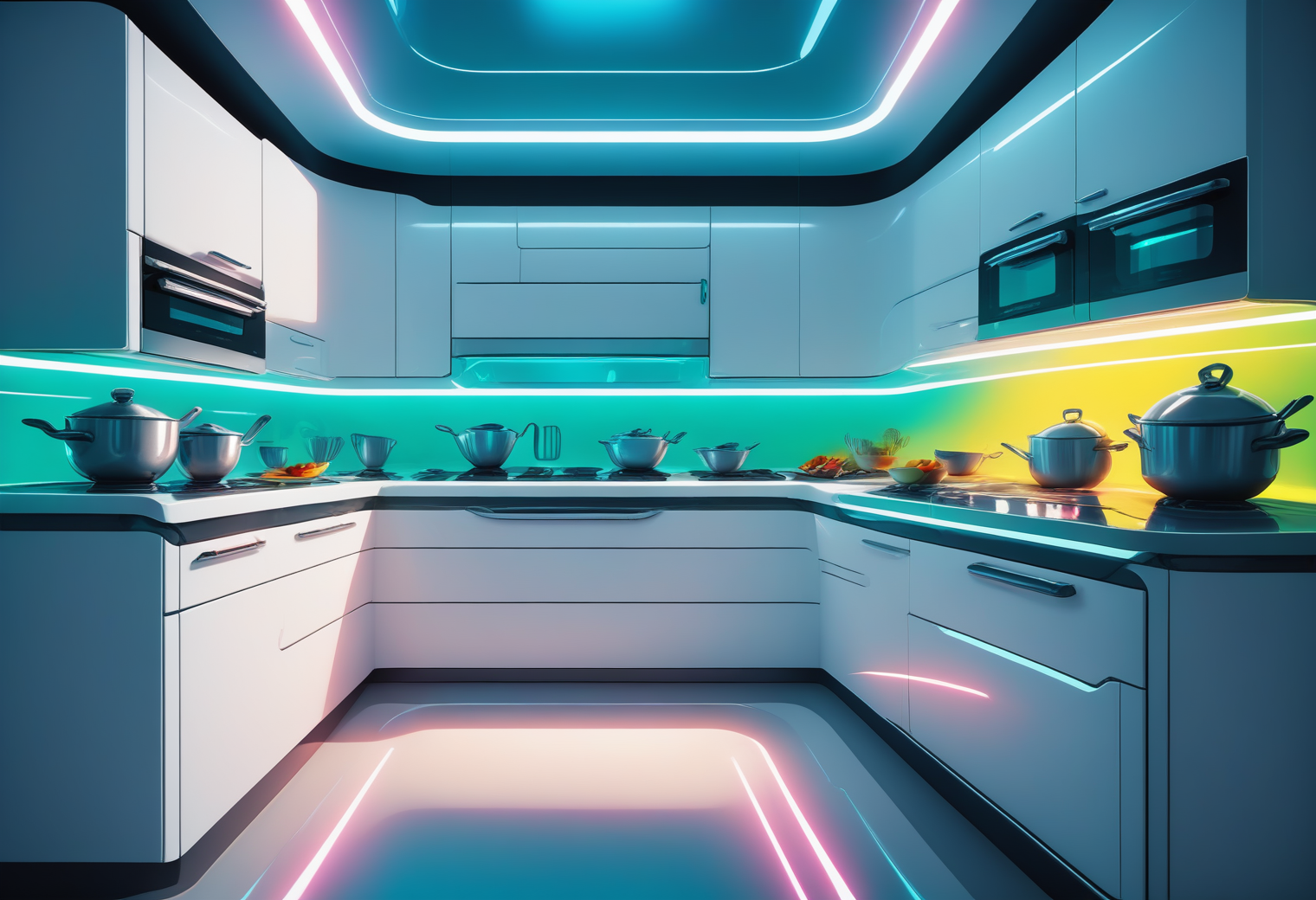 score_9, score_8_up, score_7_up,,1 girl,futuristic,interior,kitchen,summerdress, blondehair, close up  <lora:FuturisticPonyInteriors_epoch_7:0.7>