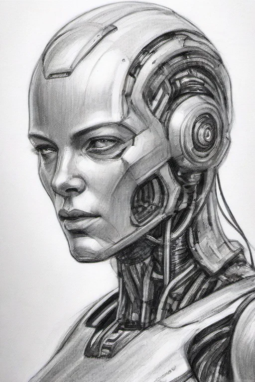 <lora:PE_PencilDrawing:0.8> PEPencilDrawing,drawing,realistic,
robot,cyborg,mecha