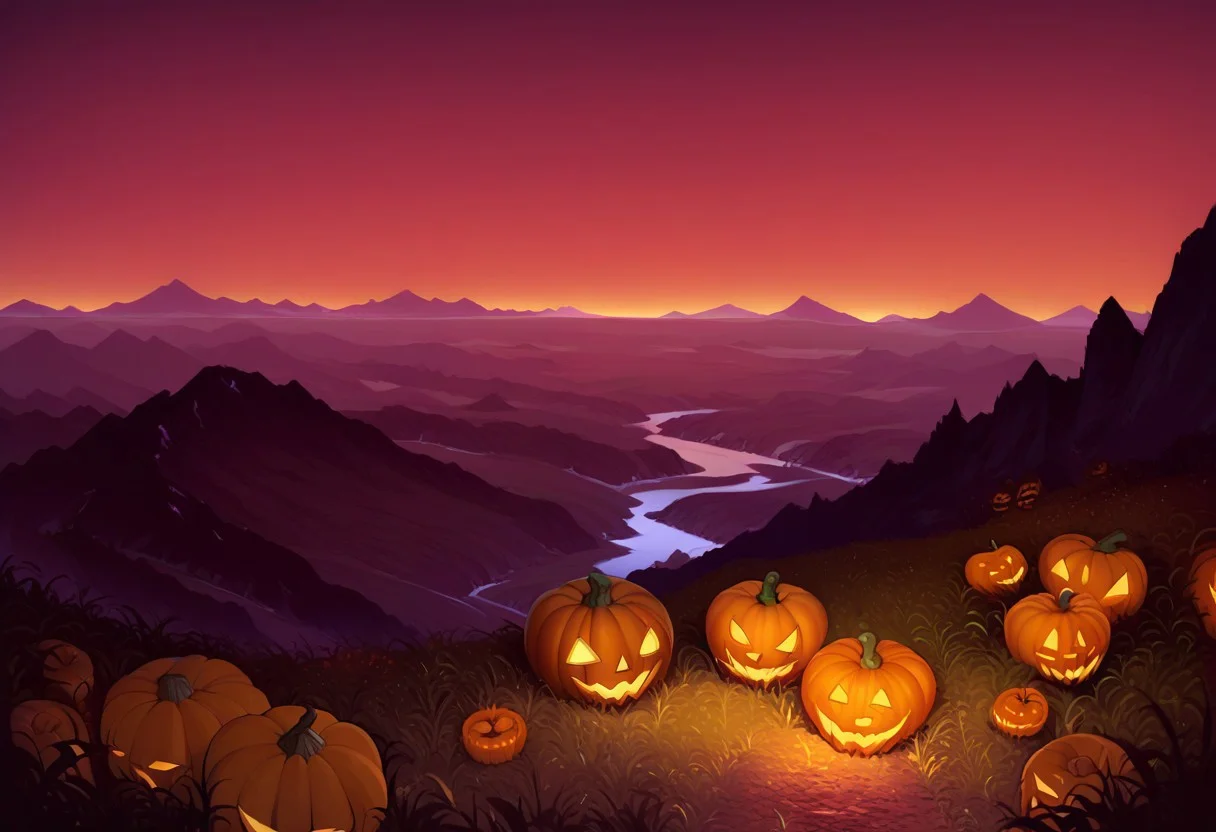 score_9, score_8_up, score_7_up, source_cartoon, cartoon city made of pumpkins, (landscape, scenery, cute cartoon city made of pumpkins, no humans:1.8), Halloween