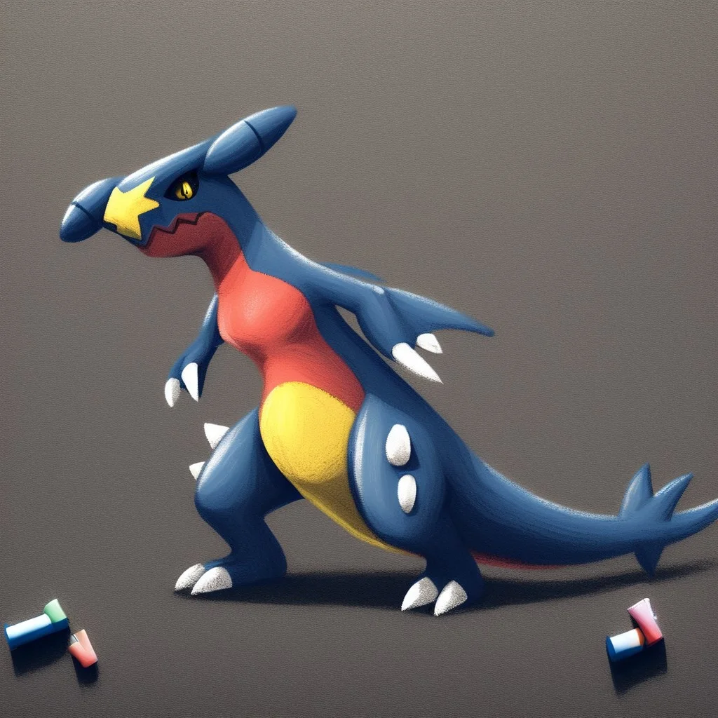 ch4lkdr4wing, chalk, furry, feral, furry female, pokemon creature, colored sclera, black sclera, yellow eyes, colored skin, tail, claws, shiny skin