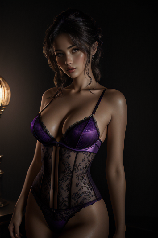<lora:BellaRagazza:1>bellissima <lora:MaisonClose:1>xintimo, masterpiece, best quality, realistic,lingerie, masterpiece, best quality, realistic, lingerie, masterpiece, best quality, realistic,lingerie, a woman in a purple lingerie posing for a picture, bathed in dramatic studio lighting, dark theme