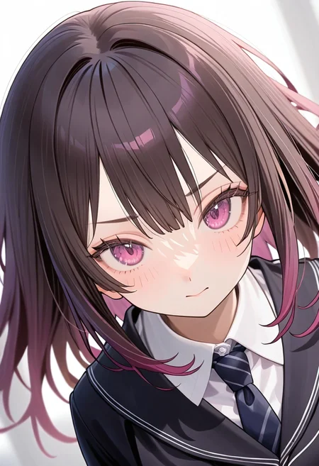 1girls, solo, school uniform, portrait, dutch angle, dynamic pose, cowboy shot,
masterpiece, best quality, very aesthetic, absurdres,
<lora:LoraILXL01_YamiStyle_v1:1.5>