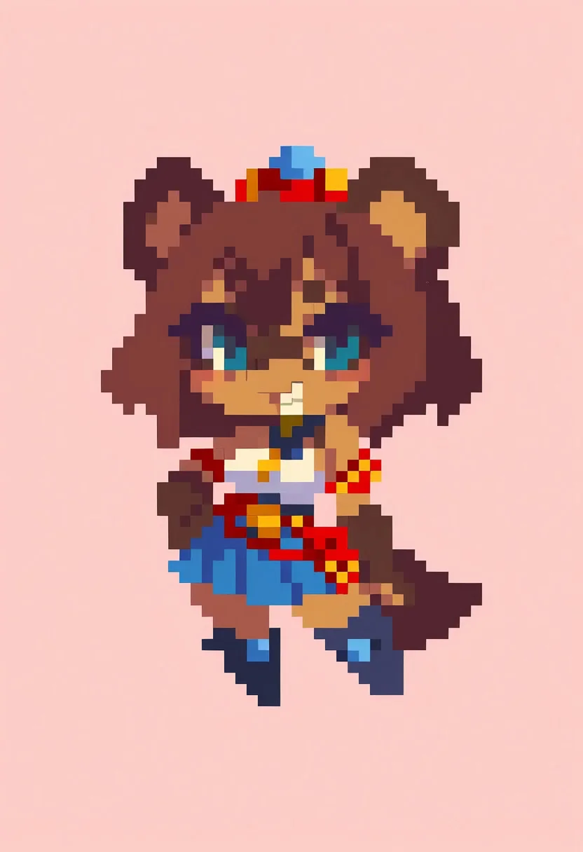 score_9, score_8_up, score_7_up, high quality, 1girl, shirosu00, chibi, female, Tanuki, anthro,
