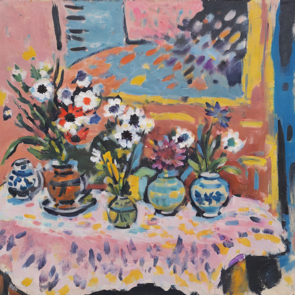 <lora:m4t1:1>m4t1 still life flowers
thick paint, brush strokes