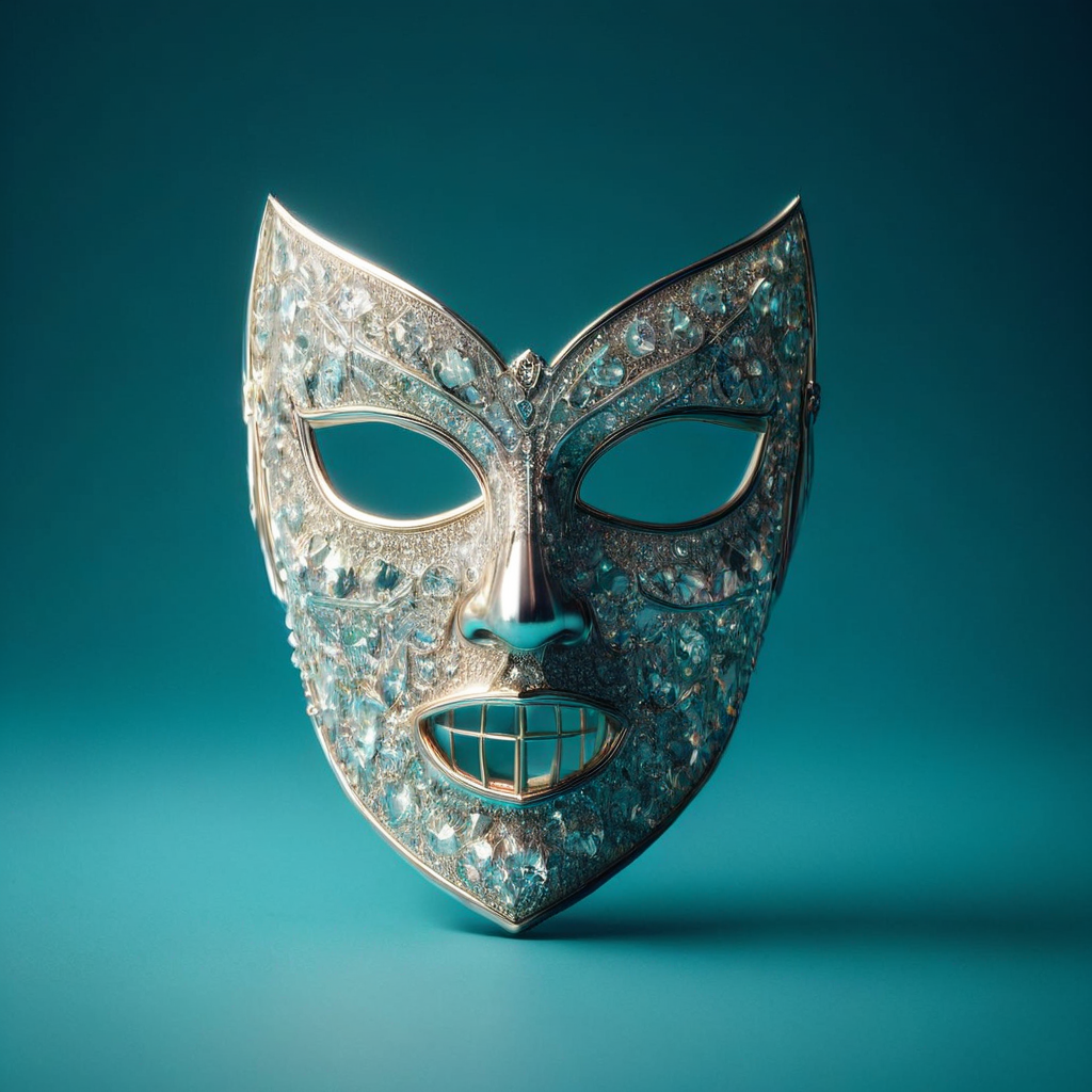 a mask, diam0nd<lora:diam0nd:1>