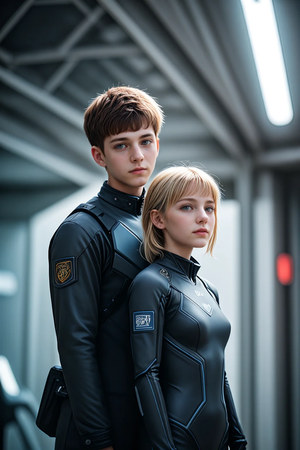 1girl and 1boy,sci-fi,cyber city <lora:LCM_LoRA_Weights_SD15:1>
20yo,