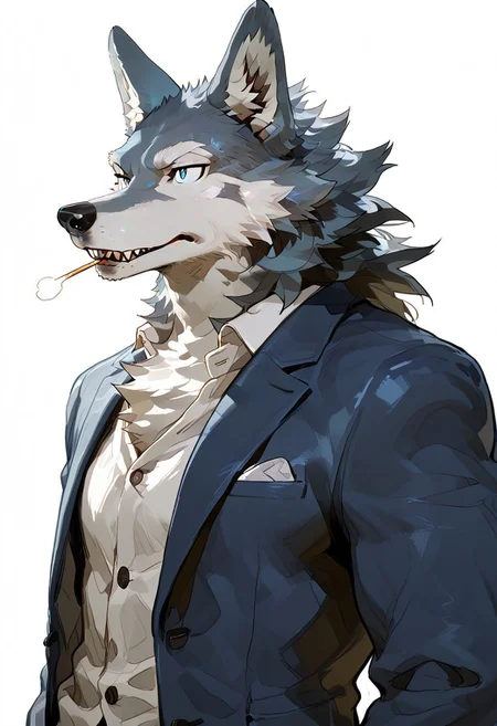 wolf, animal ears, furry, male, PG
