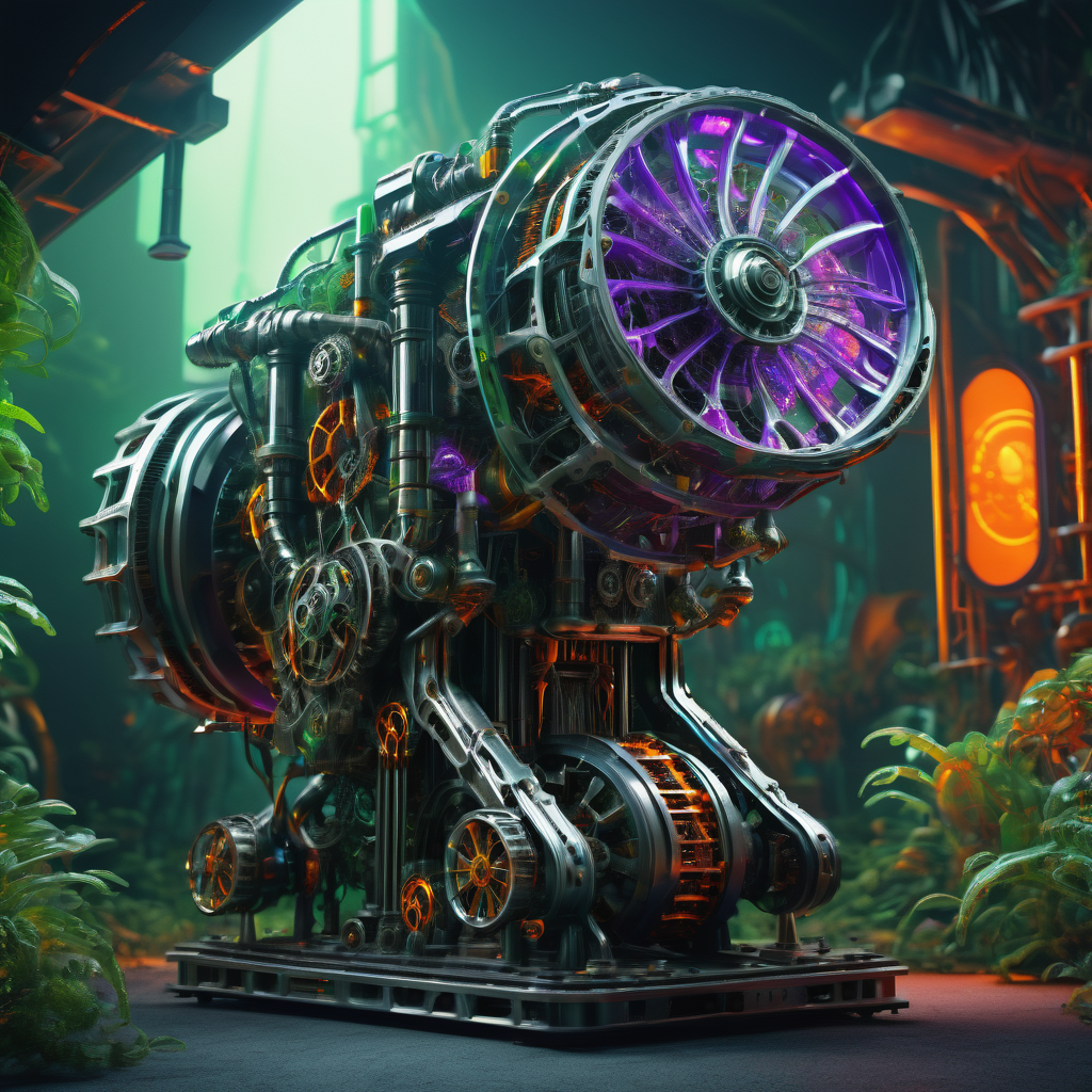 ((best quality)), ((masterpiece)), ((realistic,digital art)), (hyper detailed),DonMG414XL Minute Engine, Quick-release Mechanisms,Hydraulic Legs,UV Lights (Ultraviolet), Braided, Pliable, , octane rendering, raytracing, volumetric lighting, Backlit,Rim Lighting, 8K, HDR,   <lora:DonMG414XL-000015:1>