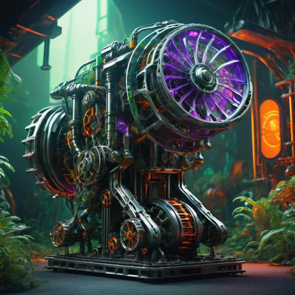 ((best quality)), ((masterpiece)), ((realistic,digital art)), (hyper detailed),DonMG414XL Minute Engine, Quick-release Mechanisms,Hydraulic Legs,UV Lights (Ultraviolet), Braided, Pliable, , octane rendering, raytracing, volumetric lighting, Backlit,Rim Lighting, 8K, HDR, <lora:DonMG414XL-000015:1>