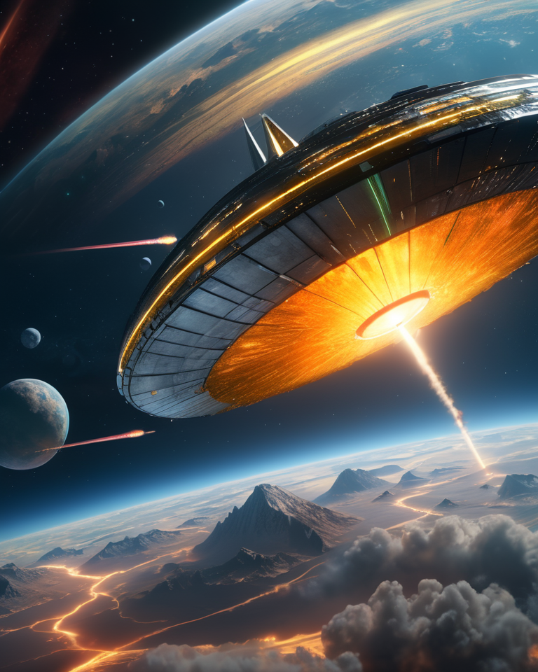 ((best quality)), ((masterpiece)), ((realistic)), (hyper detailed), female, Cosmic Radiation,Parallax,1-3Meteor ((masterpiece)), 8K, HDR,  <lora:add-detail-xl:1>