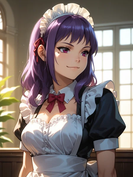 (upper body, solo focus:1.2) <lora:happy_tentacle-fujiko-v0.2-000030:1>, ht_fujiko, mole under each eye, medium breasts (petite:1.2), <lora:Shed_The_Skin's StS_age_slider_v1_initial_release:-1.5> ( :1.1) ( ( head tilt :0.8) , , ( :1.2) , seductive smile , (looking at another:1.2) :1) , indoors, ((day :0.6), :0.8), ( window :0.9), (furniture:0.9), loaded interior , , , , (chinese architecture :0.9), cleaning, (maid:1.2), maid headdress ( :0.8) score_9, score_8_up, score_7_up, score_6_up, score_5_up, score_4_up, ( [(realistic, photorealistic:1.3):(realistic:1.2):14] [(3d:1.2)::12] :1) <lora:LUUNA's Lunas-NijiJourney-SDXL-B2:0.35>, nijijourney <lora:prgfrg23's Counterfeit-V3.0 Style SDXL_LoRA_Pony Diffusion V6 XL:0.5> <lora:mfcg's mfcgXL:0.12> <lora:reweik's gyokai(himehajime)_PonyXL_style_v01:0.14>