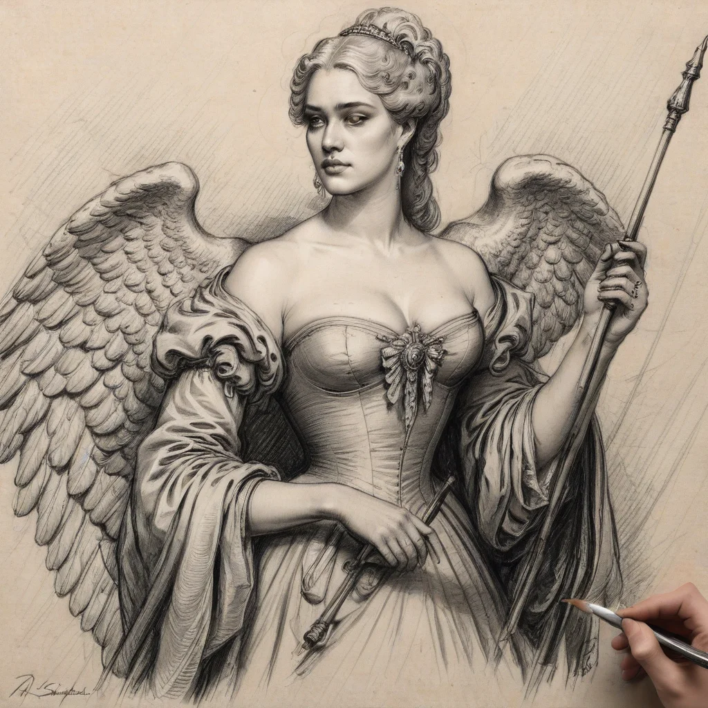 masterpiece,best quality,art by chalksketch, <lora:ChalkSketchXL:1>