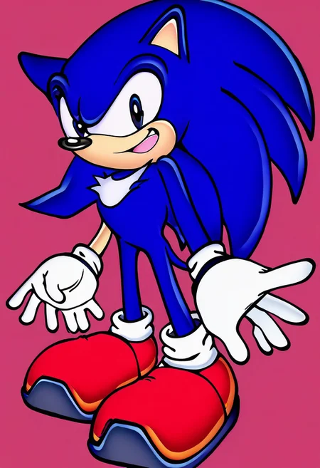 score_9, score_8_up, colored pencil, sketch, Break
sketch, 1boy, male focus, gloves, furry, furry male, solo, shoes, full body, standing, animal ears, animal nose, open mouth, tail, simple background, teeth, smile, body fur, socks, outstretched arms, outstretched arm, spiked hair, LuisEXE, 1boy, Hedgehog, dark blue fur, softer arms, black eyes, small reddish glowing pupils, black sclera, colored sclera slightly pink bloody tears, slimmer, white gloves, red shoes, two tone fur, horror,
thin arms, narrow shoulders, petite,
hand on hip, finger wag
cowboy shot, standing, looking at viewer, smile, upper body:2,
heavy lines:4, line art:2, flat colors:2