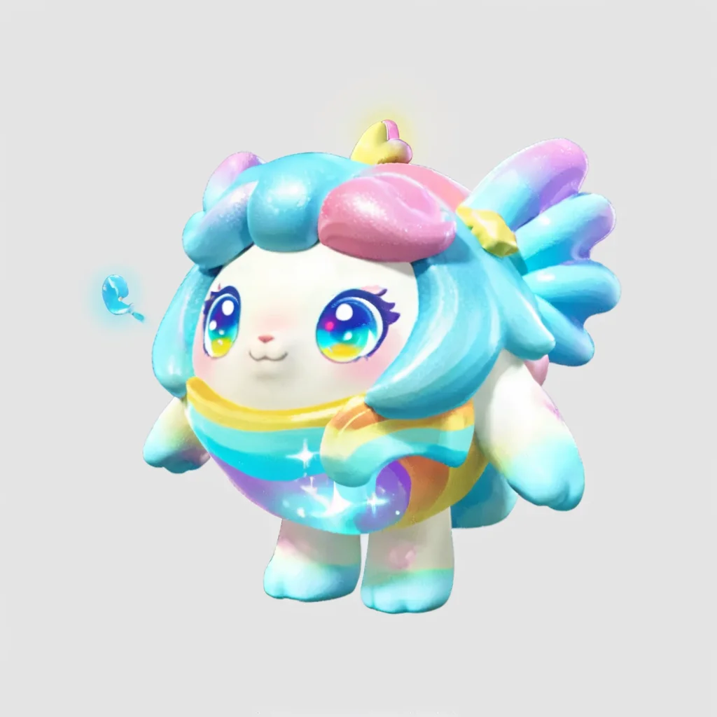 A foal with a light blue body, a rainbow-colored hair and a rainbow-colored tail, and its wings spread out,(masterpiece:1,2), best quality, masterpiece, highres, original, extremely detailed wallpaper, perfect lighting,(extremely detailed CG:1.2), <lora:danzai_sdxl:0.85>