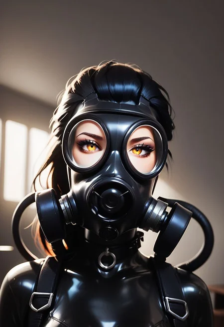 score_9, score_8_up, score_7_up, score_6_up, score_5_up, score_4_up, BREAK,
1girl, scuba suit, black hair, choker, close up, face portrait, bright colors, high contrast, indoor background, vivid lighting