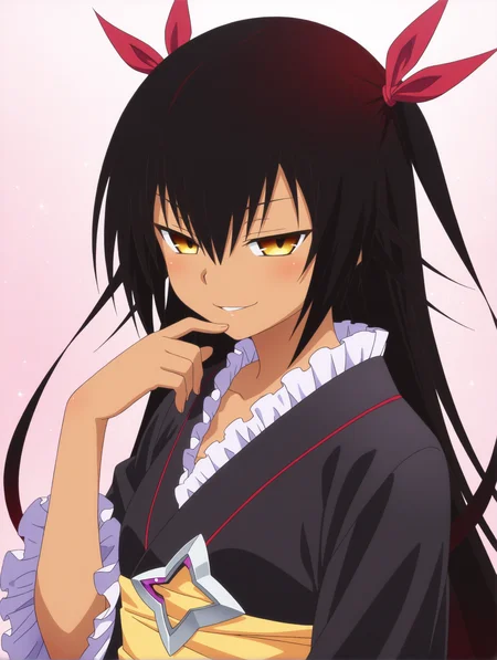 <lora:nemesis_1:1>,nemesis,seductive smile,hair ribbon