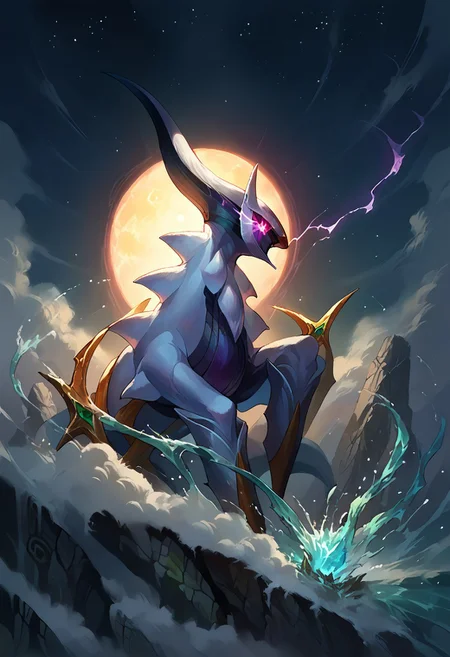 score_9, score_8_up, score_7_up, score_9, score_8_up, score_7_up, score_6_up, score_5_up, score_4_up, , furry,( solo:1.3), League of Legends, Splash Art,
source_anime, arceus, arceus, side view, looking at viewer, cloud, cosmos,
horror, scary, dramatic light, glowing eyes, tension, horrorStylez, glowing eye trail, beautiful eye