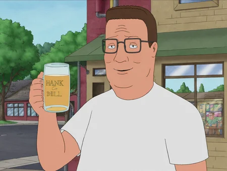 (masterpiece, best quality, high quality:1.3),highres,2d,flat shading,
hank hill,solo,smile,drinking beer,
street,detailed background,
<lora:Hank_Hill:0.8>