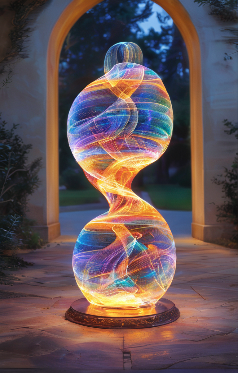 masterpiece,best quality,<lora:tbh247-sdxl:0.9>,illustration,style of Light painting A bottle of perfume in garden